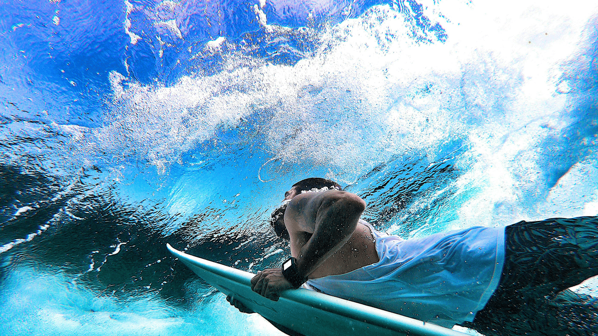 como fazer duck-dive no surf